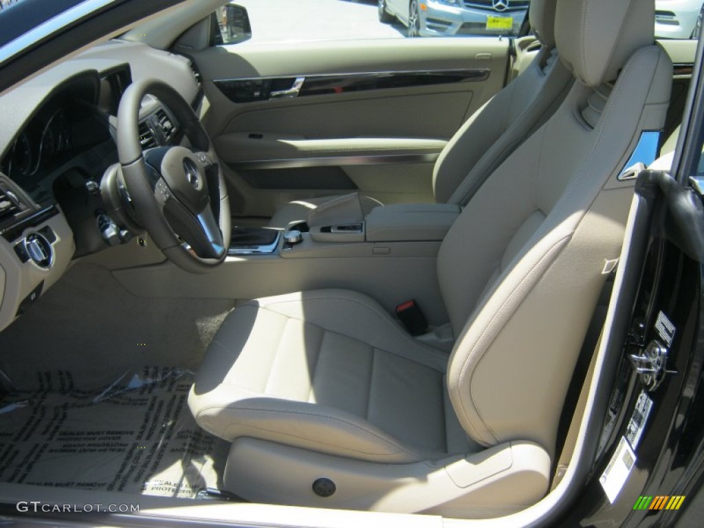 Almond/Mocha Interior 2013 Mercedes-Benz E 350 Cabriolet Photo #68229424