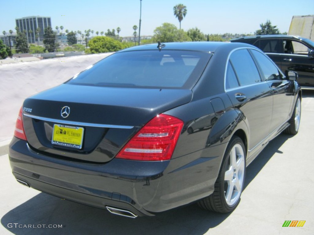 2013 S 550 Sedan - Magnetite Black Metallic / Sahara Beige/Black photo #4