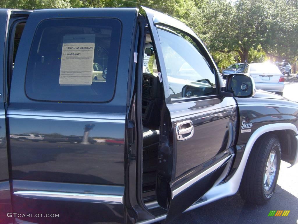 2003 Sierra 1500 SLT Extended Cab - Carbon Metallic / Dark Pewter photo #18