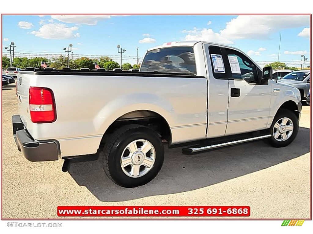 2006 F150 STX Regular Cab - Silver Metallic / Medium Flint photo #7