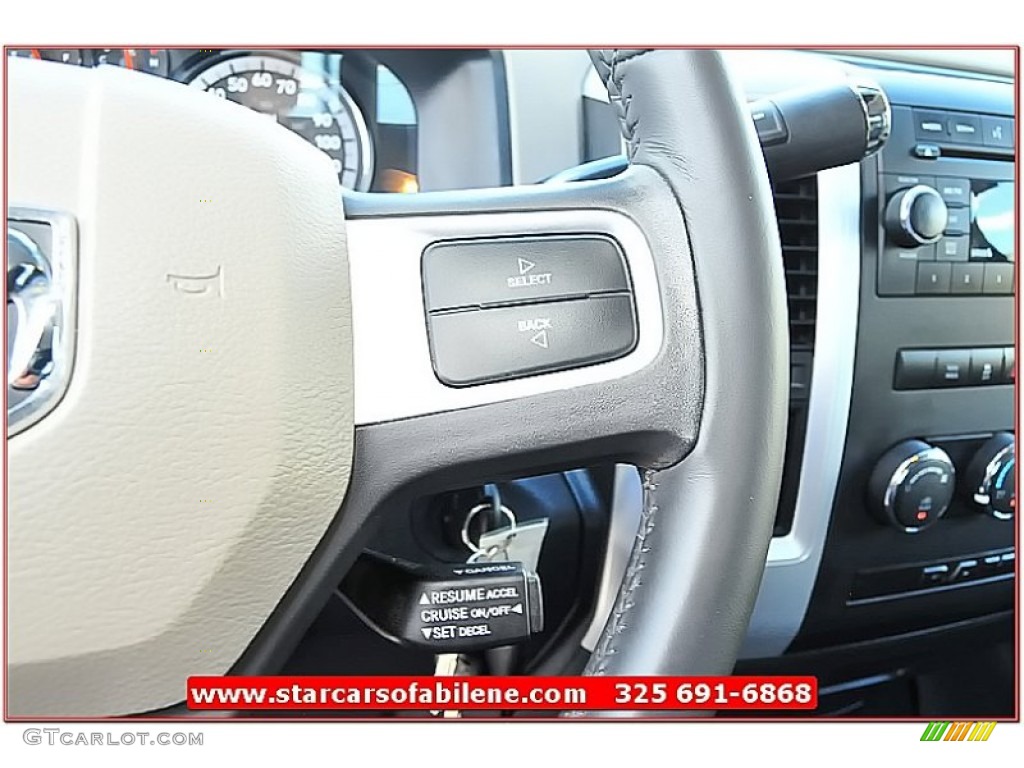 2011 Ram 1500 Lone Star Quad Cab - Brilliant Black Crystal Pearl / Dark Slate Gray/Medium Graystone photo #23