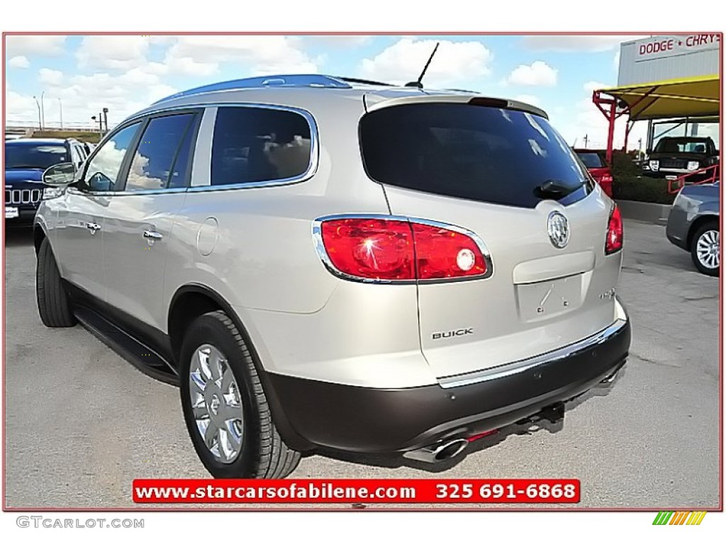 2011 Enclave CXL - Gold Mist Metallic / Cashmere/Cocoa photo #3