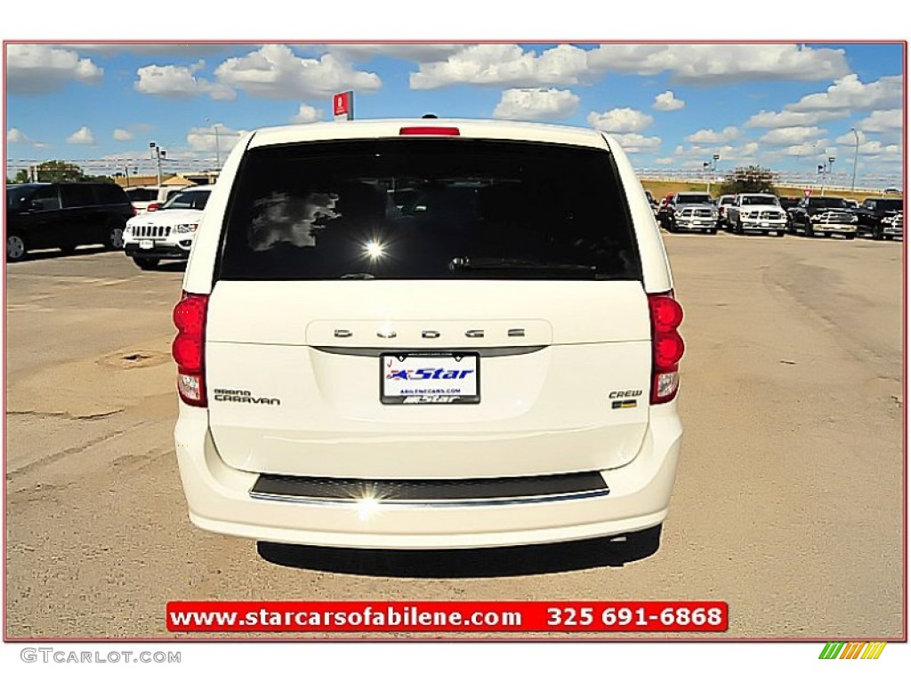 2012 Grand Caravan Crew - Stone White / Black/Light Graystone photo #6