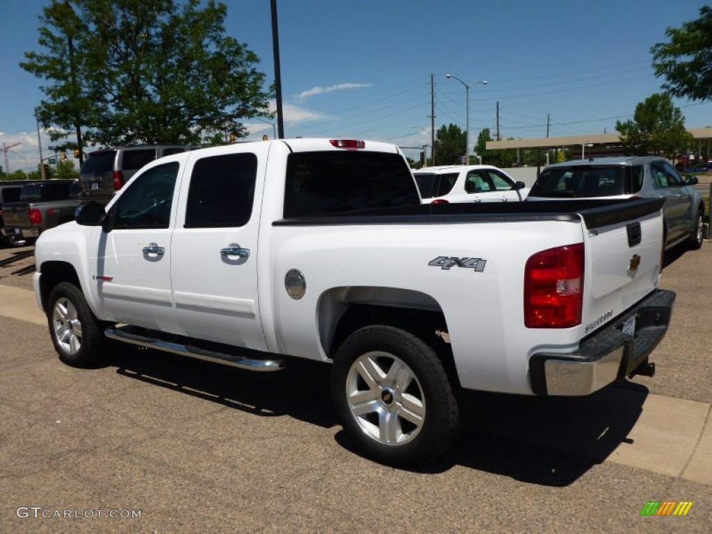 Summit White 2008 Chevrolet Silverado 1500 LTZ Crew Cab 4x4 Exterior Photo #68232280