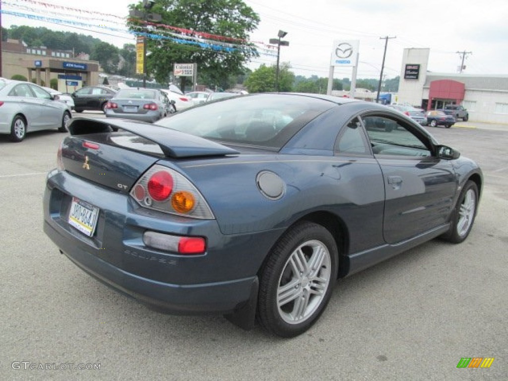 2004 Eclipse GT Coupe - Steel Blue Pearl / Midnight photo #6