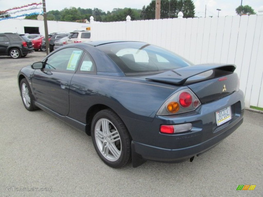 2004 Eclipse GT Coupe - Steel Blue Pearl / Midnight photo #7