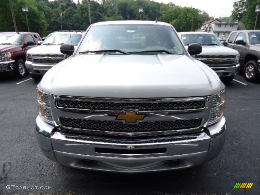 2013 Silverado 1500 LS Extended Cab 4x4 - Silver Ice Metallic / Dark Titanium photo #7