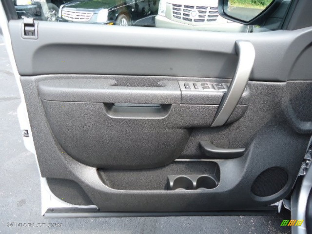 2013 Chevrolet Silverado 1500 LS Extended Cab 4x4 Dark Titanium Door Panel Photo #68234977