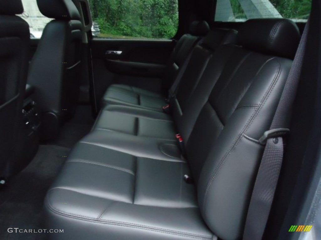 Ebony Interior 2013 Chevrolet Avalanche LT 4x4 Black Diamond Edition Photo #68235130
