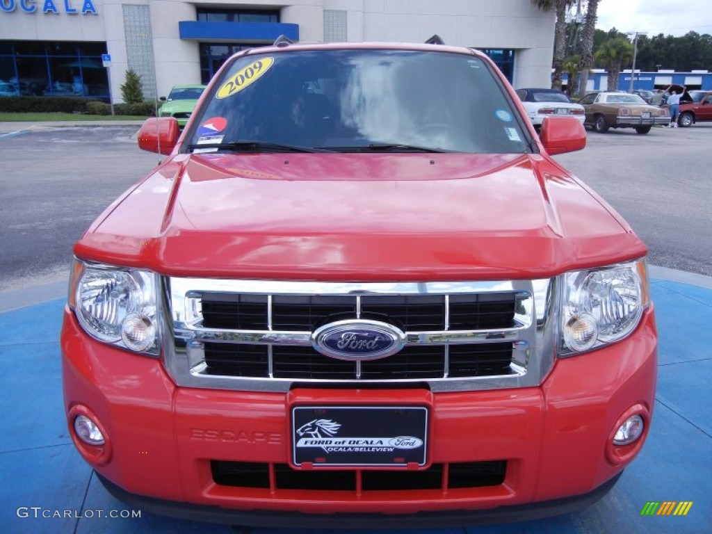2009 Escape XLT V6 - Torch Red / Charcoal photo #8