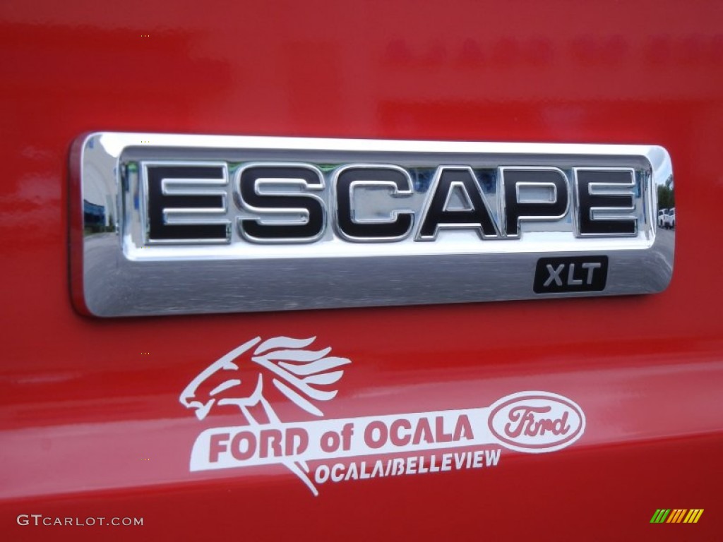 2009 Escape XLT V6 - Torch Red / Charcoal photo #9