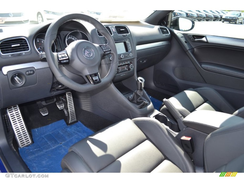 Titan Black Interior 2013 Volkswagen Golf R 2 Door 4Motion Photo #68235997