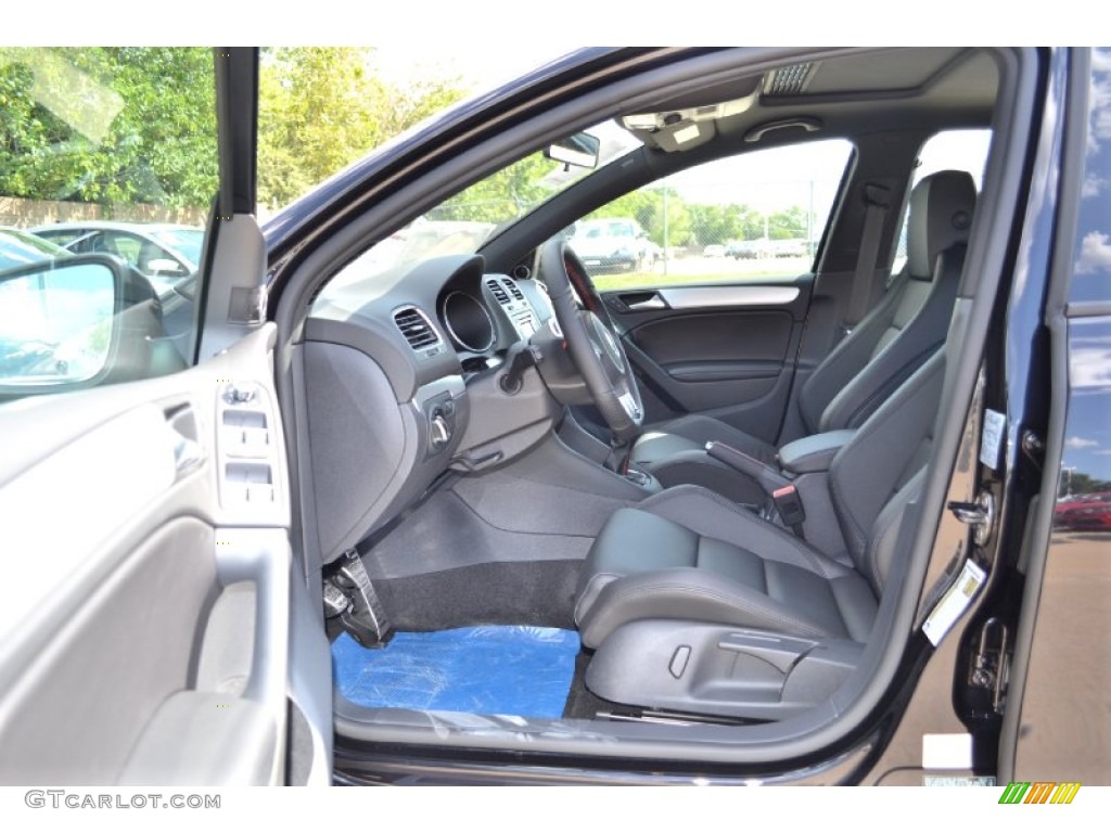 Titan Black Interior 2013 Volkswagen GTI 4 Door Autobahn Edition Photo #68236036