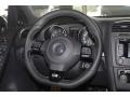 R Titan Black Leather Steering Wheel Photo for 2012 Volkswagen Golf R #68236156