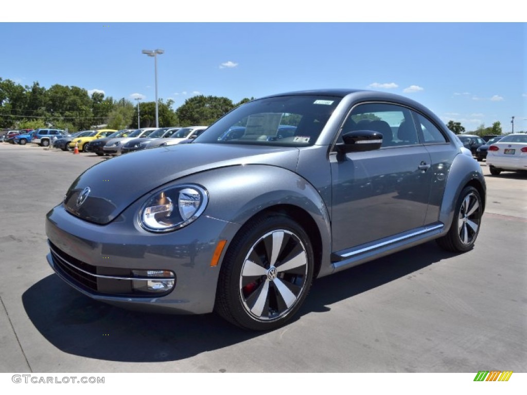 Platinum Gray Metallic 2012 Volkswagen Beetle Turbo Exterior Photo #68236525