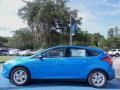 2012 Blue Candy Metallic Ford Focus SEL 5-Door  photo #2