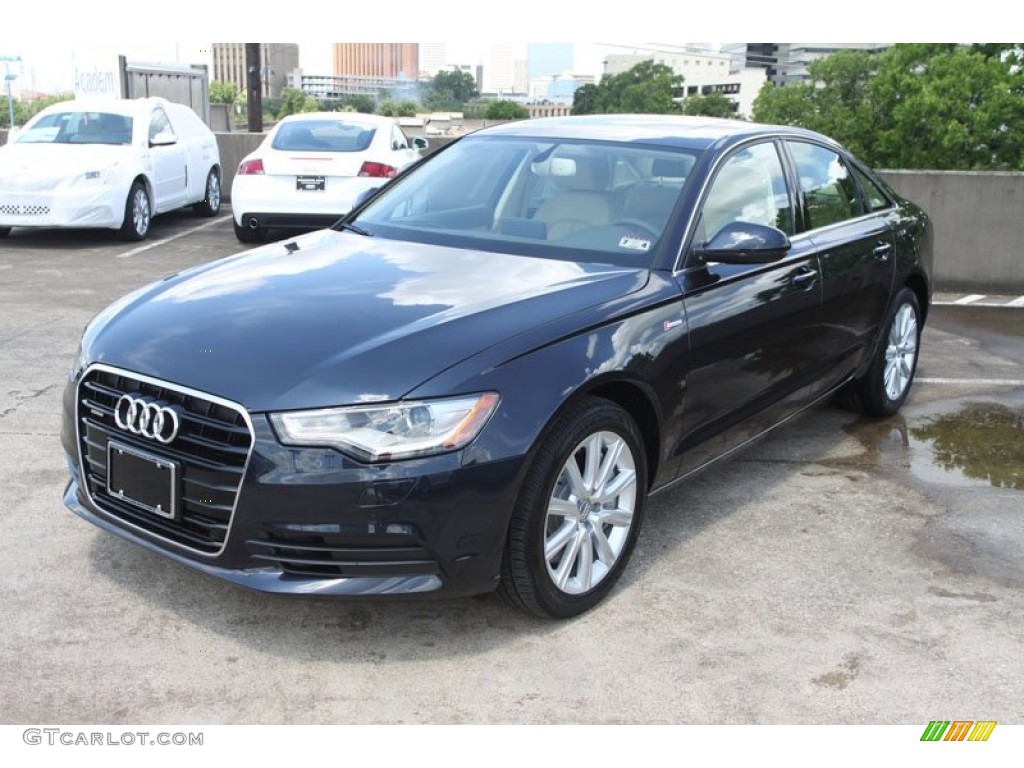 Moonlight Blue Metallic 2013 Audi A6 3.0T quattro Sedan Exterior Photo #68238159
