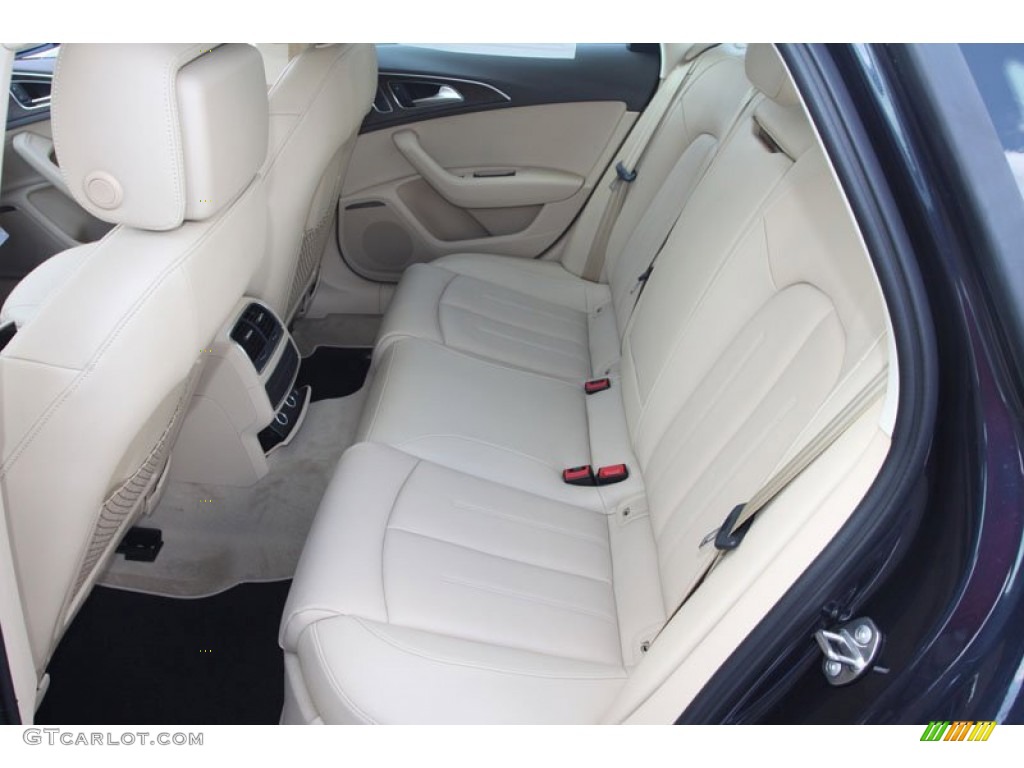 Velvet Beige Interior 2013 Audi A6 3.0T quattro Sedan Photo #68238259