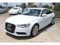 Glacier White Metallic 2013 Audi A6 3.0T quattro Sedan Exterior