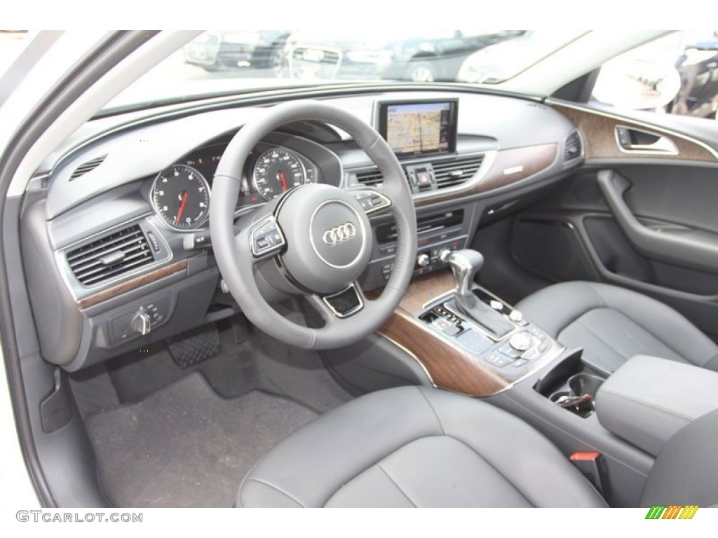 Black Interior 2013 Audi A6 3.0T quattro Sedan Photo #68238508
