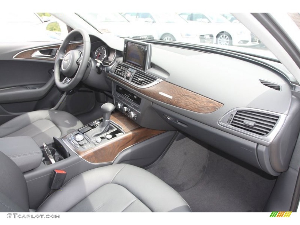 2013 Audi A6 3.0T quattro Sedan Black Dashboard Photo #68238631