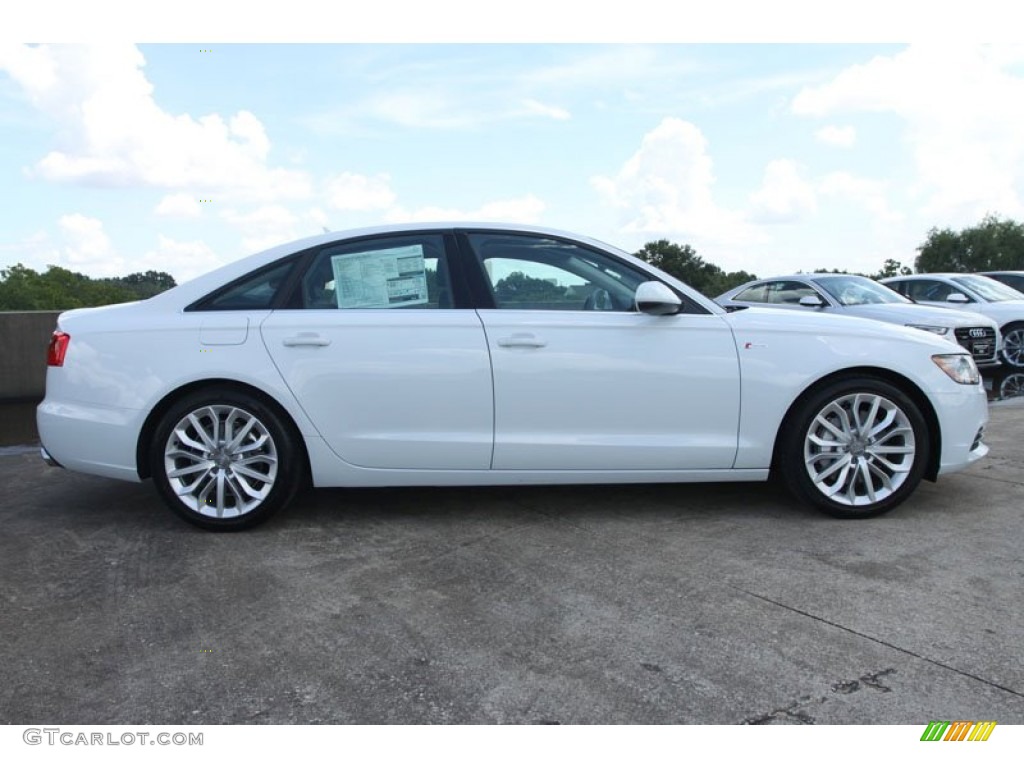 Glacier White Metallic 2013 Audi A6 3.0T quattro Sedan Exterior Photo #68238673