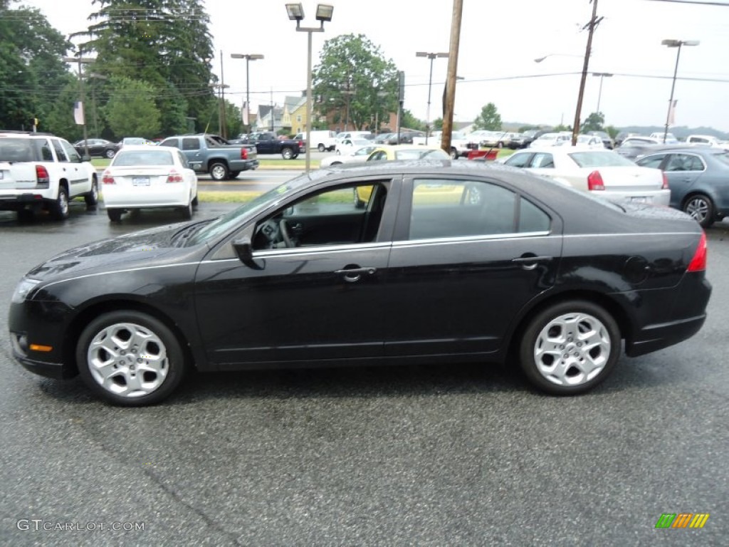 2010 Fusion SE V6 - Tuxedo Black Metallic / Charcoal Black photo #8