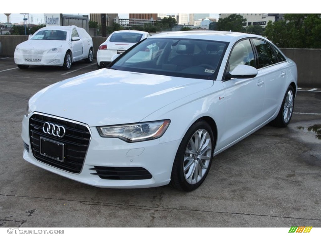 Glacier White Metallic 2013 Audi A6 3.0T quattro Sedan Exterior Photo #68238730