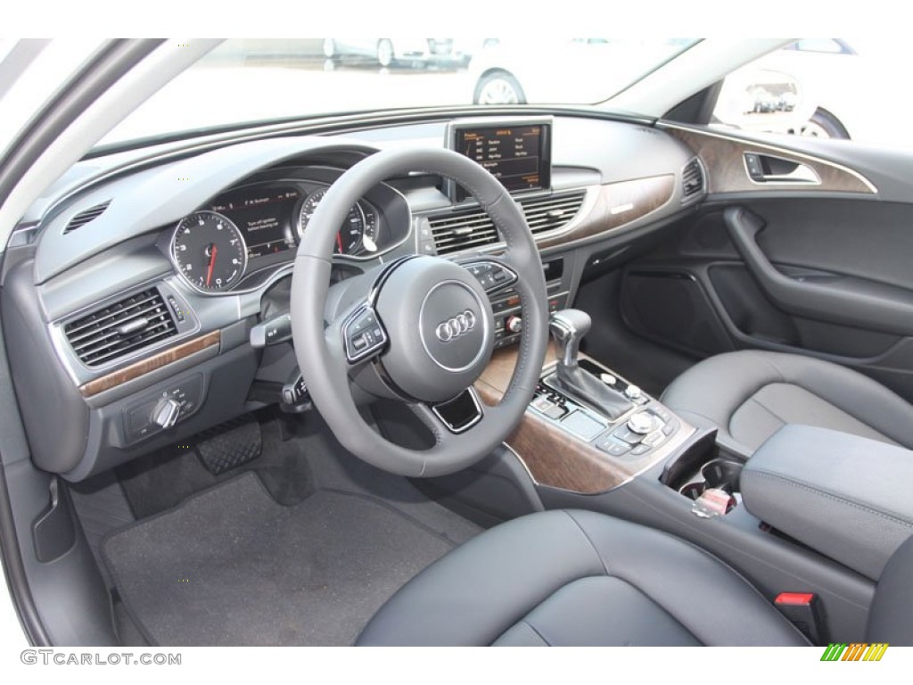 Black Interior 2013 Audi A6 3.0T quattro Sedan Photo #68238751