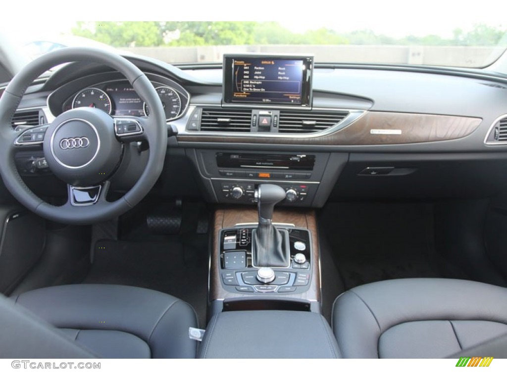 2013 Audi A6 3.0T quattro Sedan Black Dashboard Photo #68238787