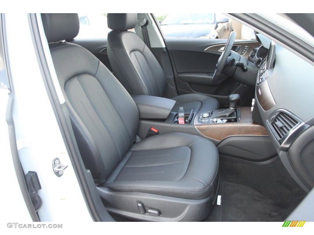 Black Interior 2013 Audi A6 3.0T quattro Sedan Photo #68238904