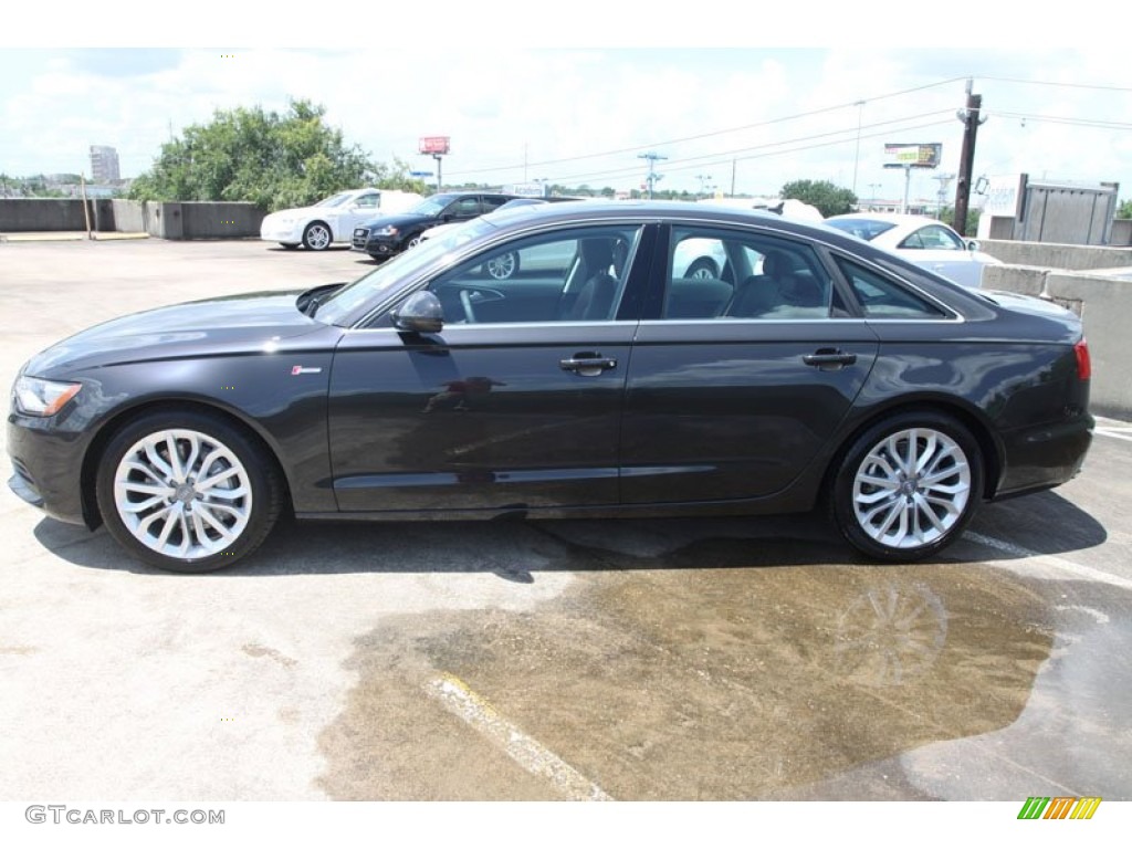 2013 A6 3.0T quattro Sedan - Oolong Gray Metallic / Nougat Brown photo #5