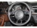 Nougat Brown Steering Wheel Photo for 2013 Audi A6 #68239135