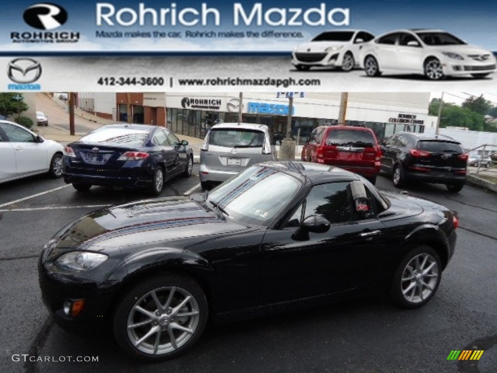 2012 MX-5 Miata Grand Touring Hard Top Roadster - Brilliant Black / Black photo #1