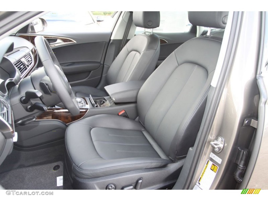 Black Interior 2013 Audi A6 2.0T Sedan Photo #68239339