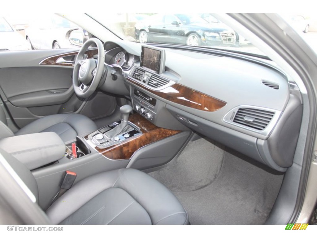 2013 Audi A6 2.0T Sedan Black Dashboard Photo #68239447