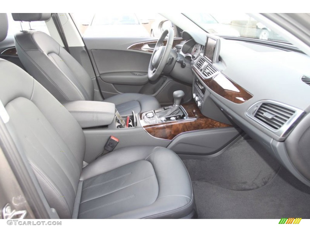 Black Interior 2013 Audi A6 2.0T Sedan Photo #68239456