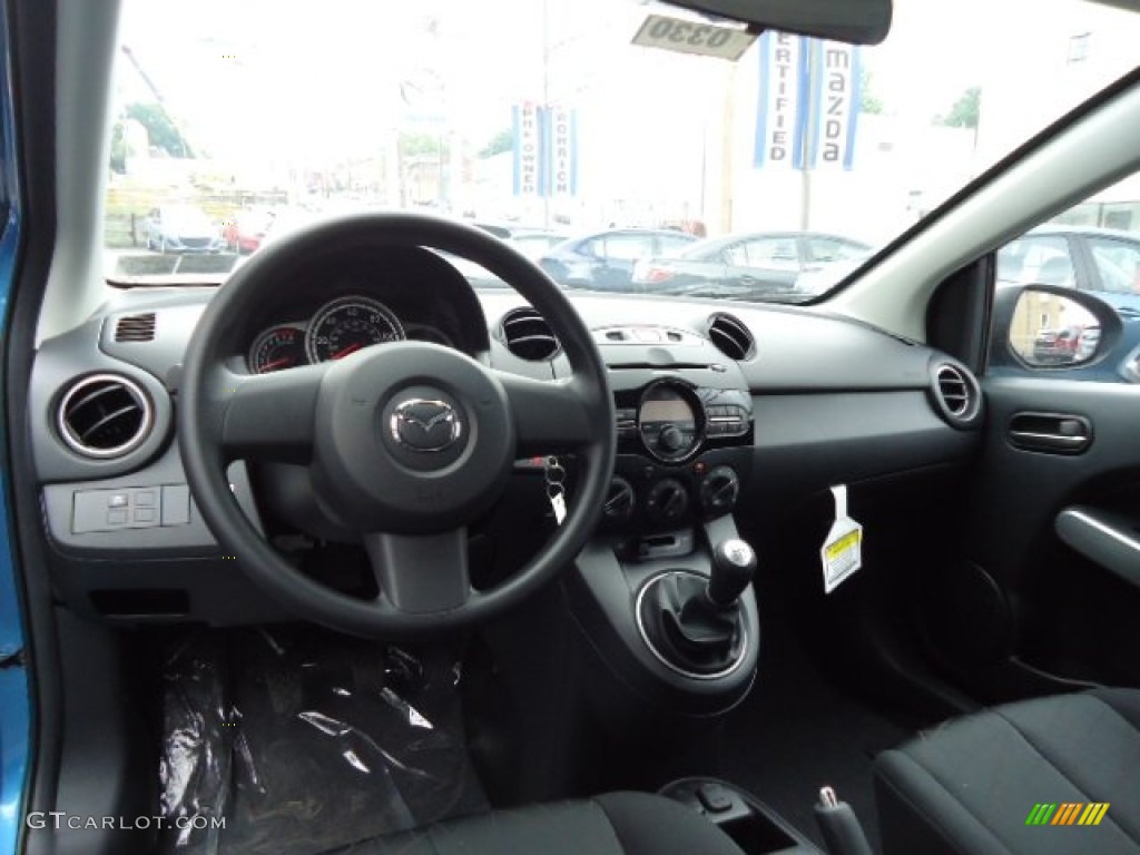 2012 Mazda MAZDA2 Sport Black Dashboard Photo #68239483