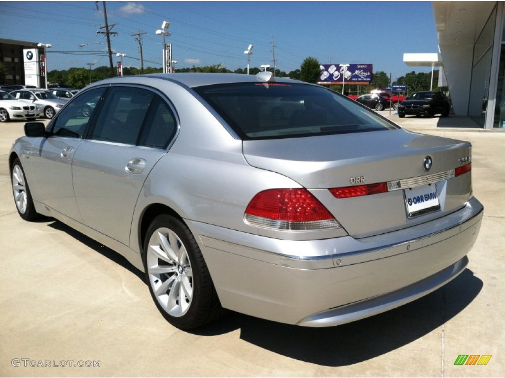 2003 7 Series 760Li Sedan - Titanium Silver Metallic / Basalt Grey/Flannel Grey photo #7