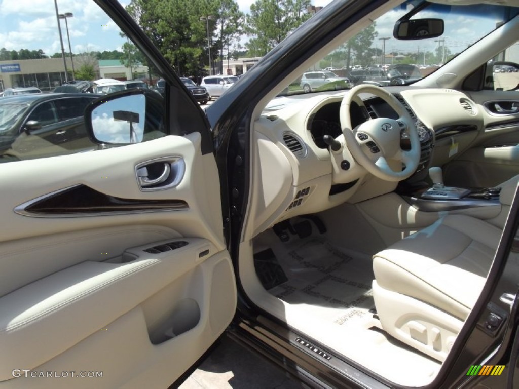 Wheat Interior 2013 Infiniti JX 35 AWD Photo #68239990