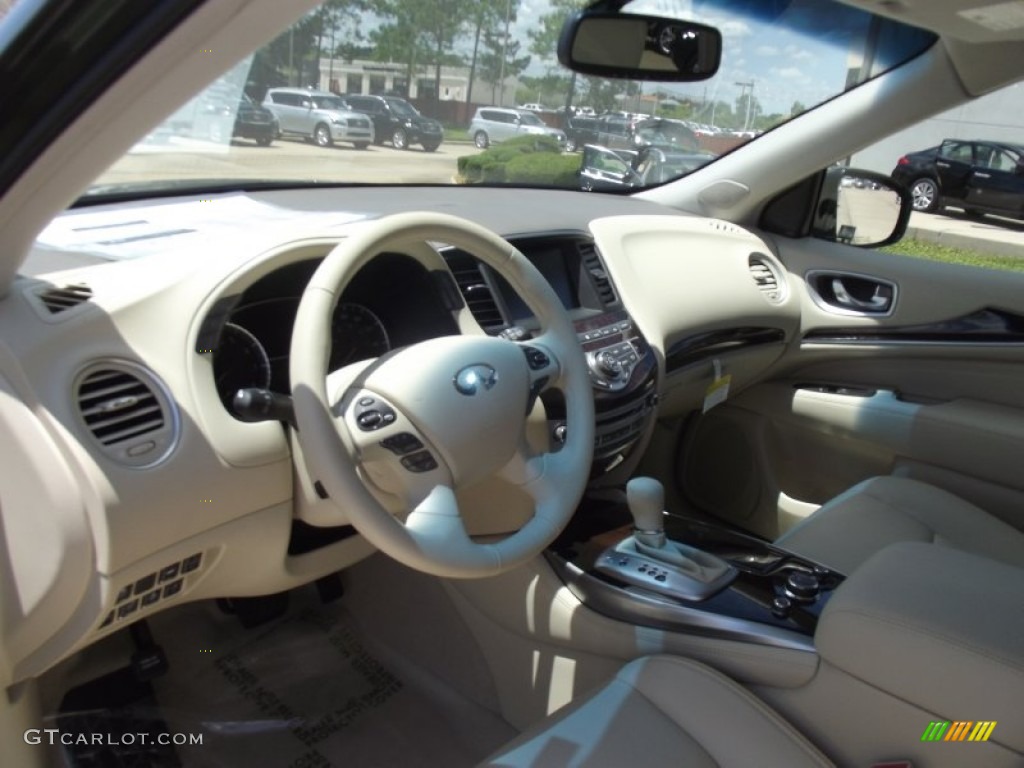 Wheat Interior 2013 Infiniti JX 35 AWD Photo #68240008