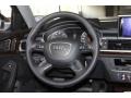 Black 2013 Audi A6 3.0T quattro Sedan Steering Wheel