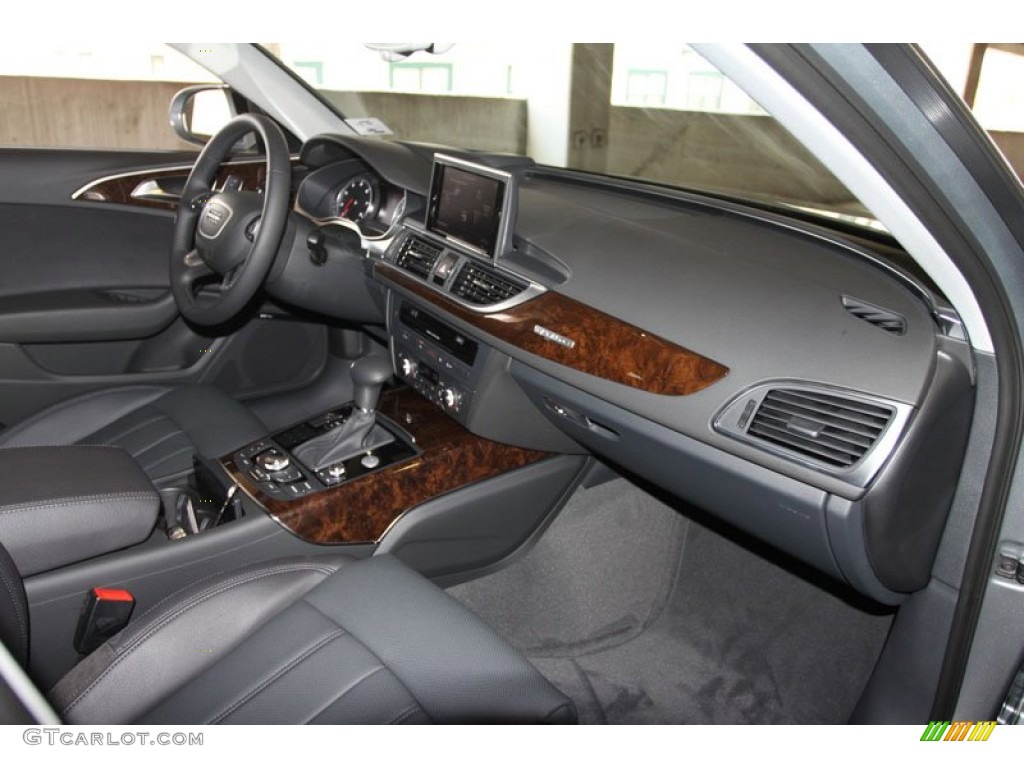 2013 Audi A6 3.0T quattro Sedan Black Dashboard Photo #68240419