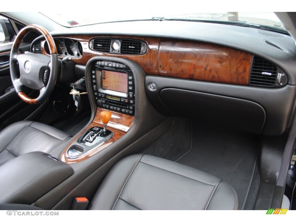 2009 Jaguar XJ XJ8 Charcoal/Charcoal Dashboard Photo #68241232