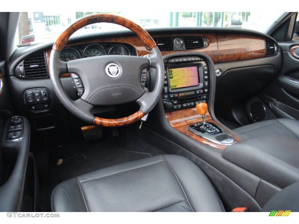 Charcoal/Charcoal Interior 2009 Jaguar XJ XJ8 Photo #68241298