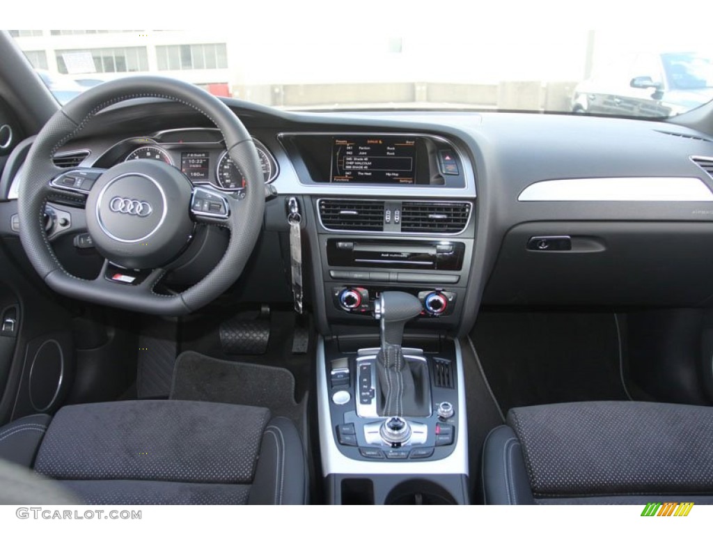 2013 Audi A4 2.0T quattro Sedan Black Dashboard Photo #68241334