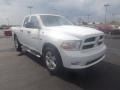 2012 Bright White Dodge Ram 1500 Express Quad Cab 4x4  photo #3