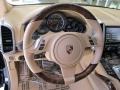 Luxor Beige Steering Wheel Photo for 2011 Porsche Cayenne #68242018