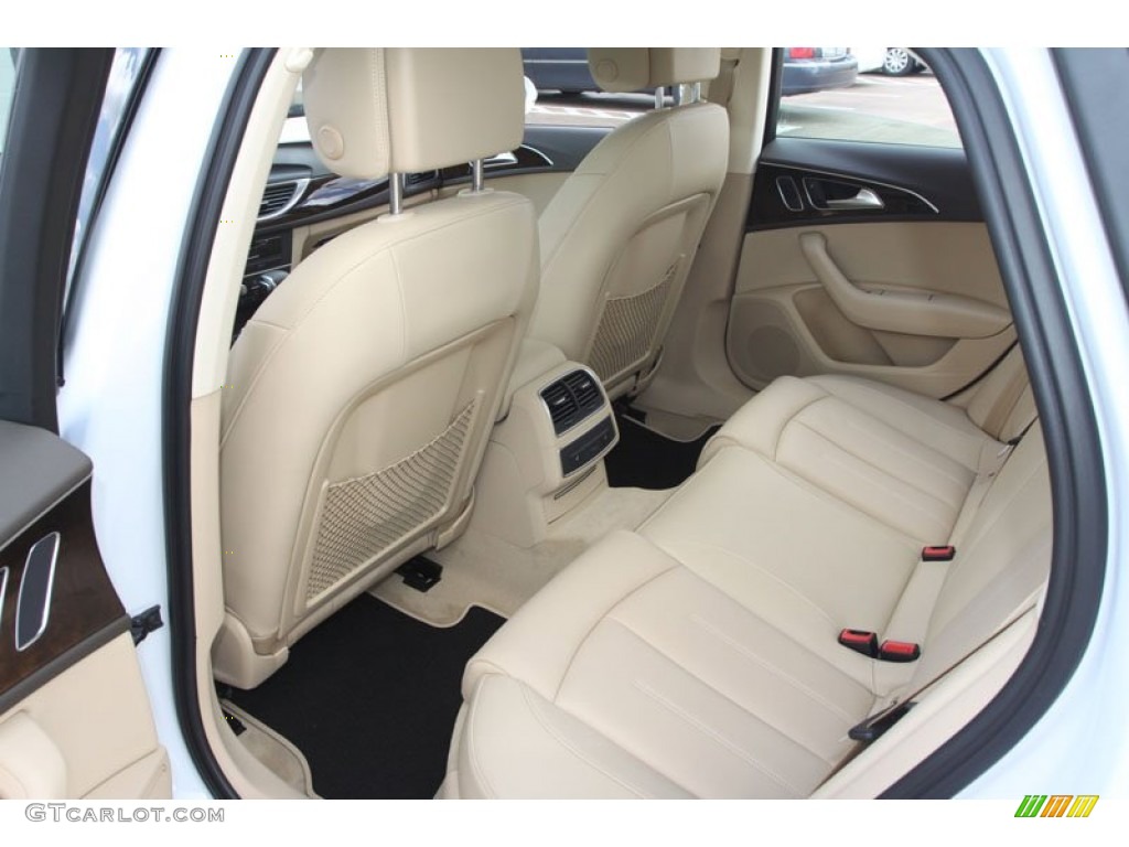 Velvet Beige Interior 2013 Audi A6 2.0T Sedan Photo #68242075