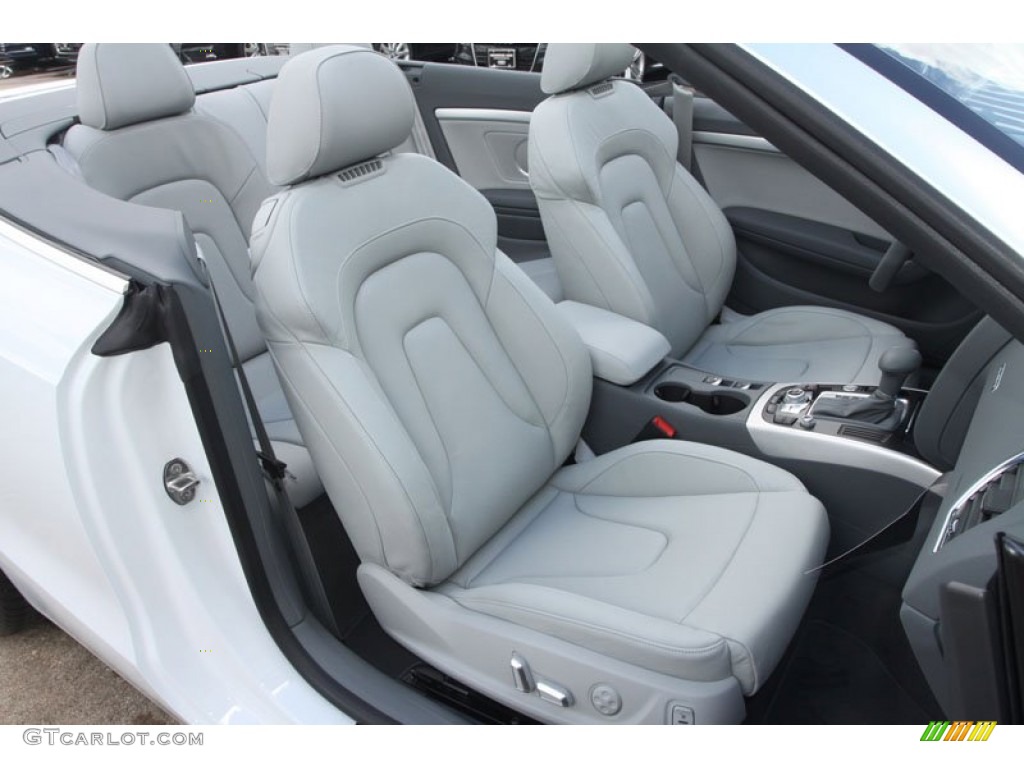 Titanium Grey/Steel Grey Interior 2013 Audi A5 2.0T quattro Cabriolet Photo #68242720